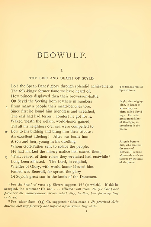beowulf epic poem online