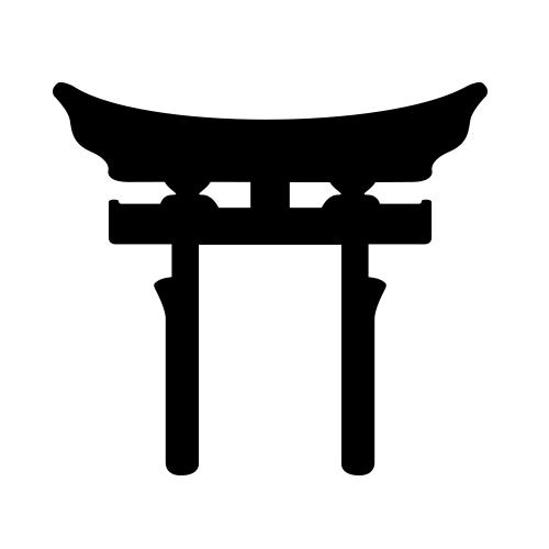 Torii Gate - Standard symbol of the Shinto belief system