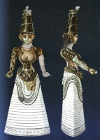 Snake Goddess Figurine, Knossos